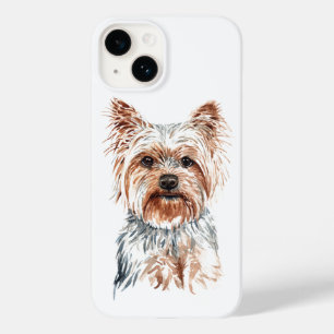 Coque Case-Mate iPhone Aquarelle Yorkie