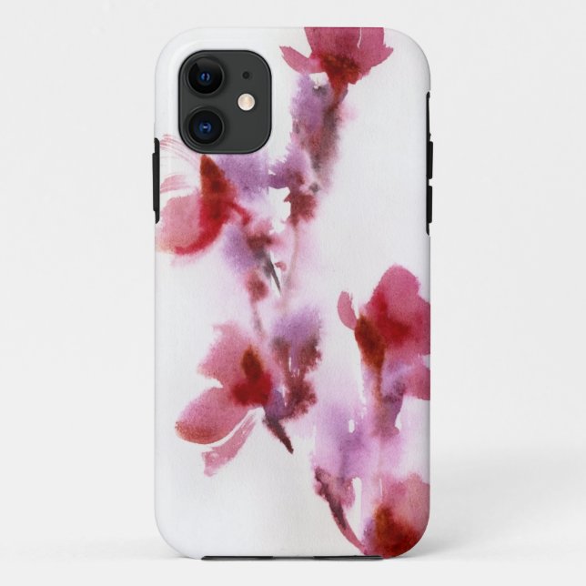 Coques Case-Mate iPhone Aquarelles florales Abstraites 3 (Dos)