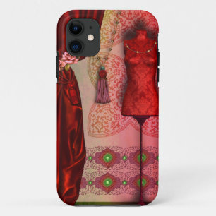 Coque iPhone 11 Arabesque victorien, OPHÉLIE - Gothique