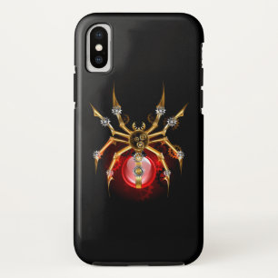 Case-Mate iPhone Case Araignée steampunk sur fond noir