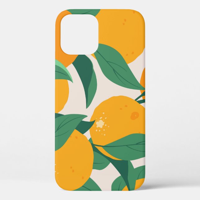 Coques Case-Mate iPhone Arbre à agrumes : Main d'été tirée (Verso)