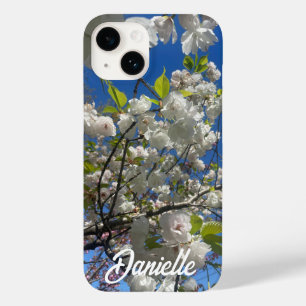 Coque Case-Mate iPhone arbre à fleurs de cerisier blanc 