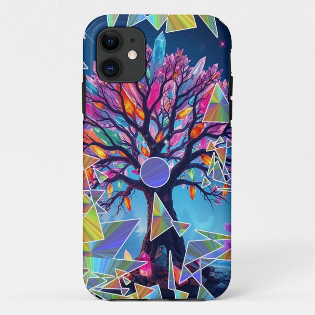 Coques Case-Mate iPhone Arbre Abstrait cristal (Dos)