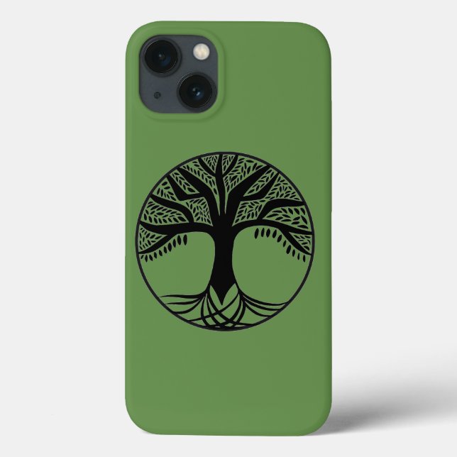 Coques Case-Mate iPhone Arbre abstrait de cas de l'iPhone 7 de la vie (Verso)