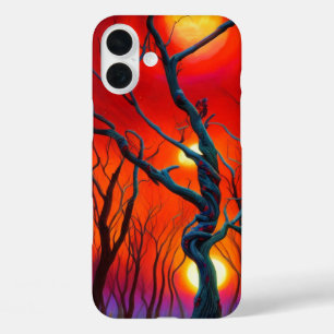 Coque Pour iPhone 16 Plus Arbre artistique