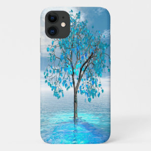 Case-Mate iPhone Case Arbre bleu cristal