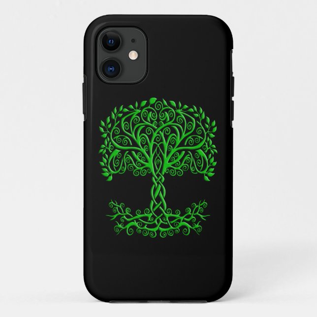 Coques Case-Mate iPhone Arbre Celtique Vert De Vie (Dos)
