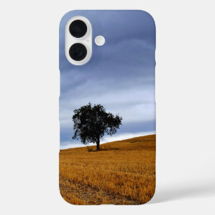 Coque Pour iPhone 16 Arbre dans un champ de blé