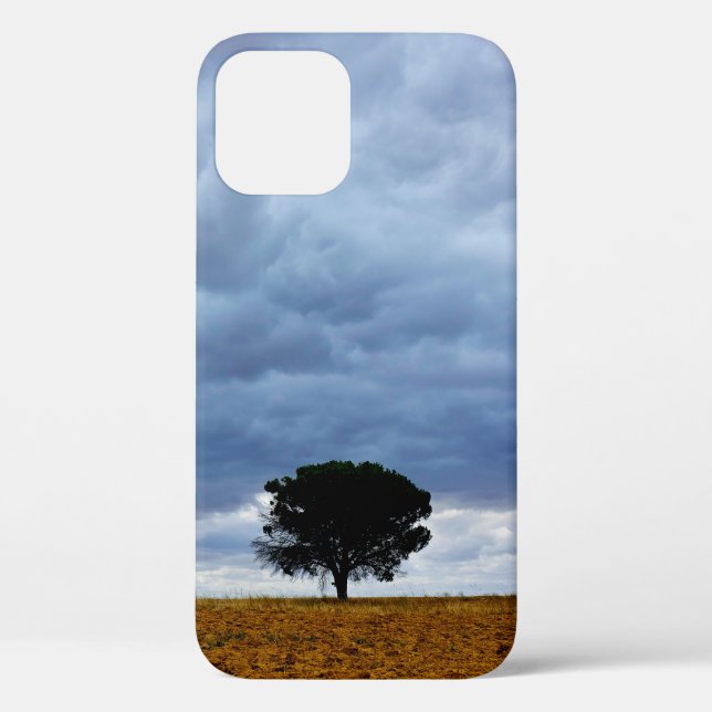 Coques Case-Mate iPhone Arbre dans un champ vide (Verso)