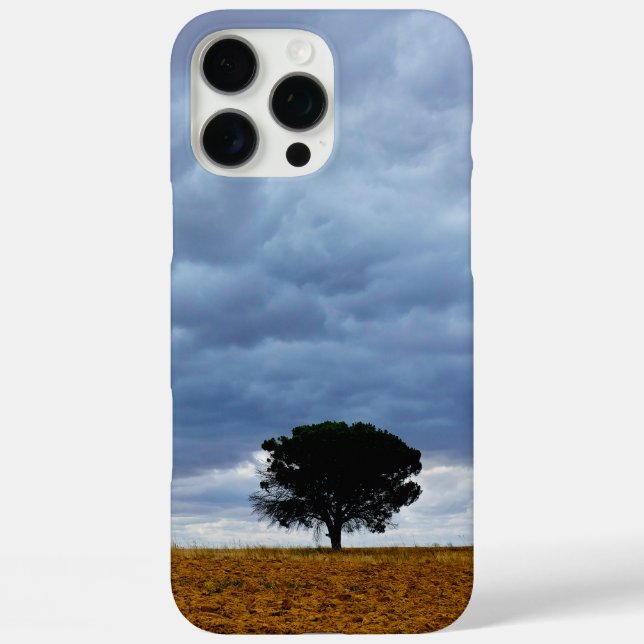 Coques Case-Mate iPhone Arbre dans un champ vide (Verso)