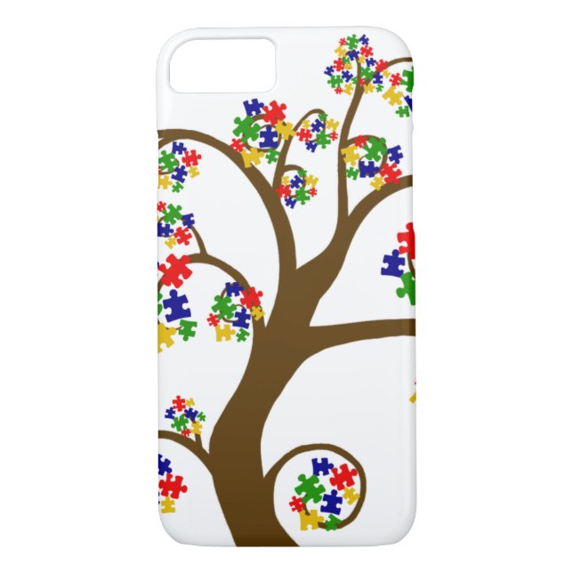 Coques Case-Mate iPhone Arbre d'autisme de cas de l'iPhone 7 de la vie (Dos)