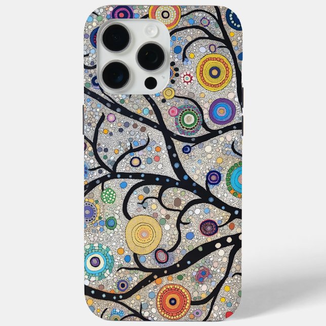 Coques Case-Mate iPhone 🌳 Arbre de la Vie en Abstrait 🎨 (Verso)