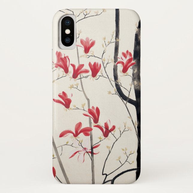 Coques Case-Mate iPhone Arbre de Magnolia par Kobayashi Kokei, art japonai (Dos)