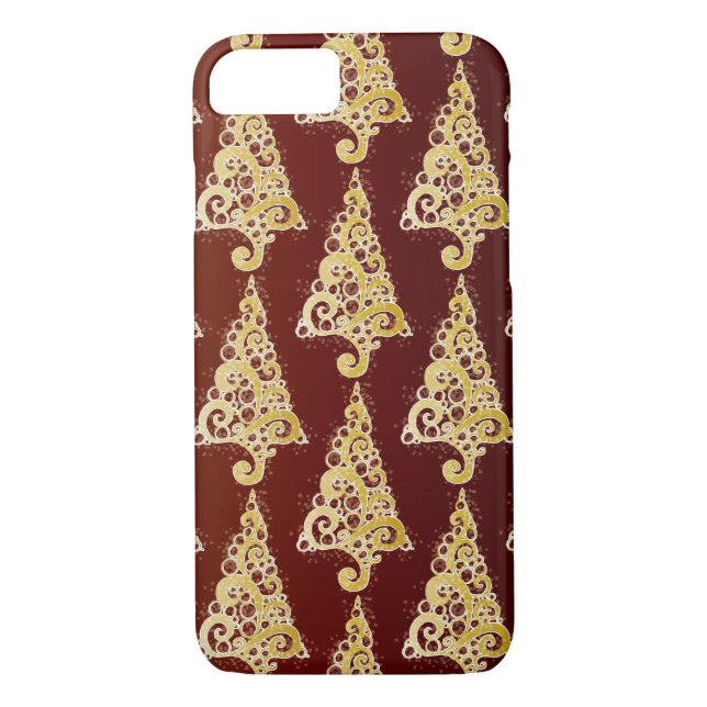 Coques Case-Mate iPhone Arbre de Noël (Dos)