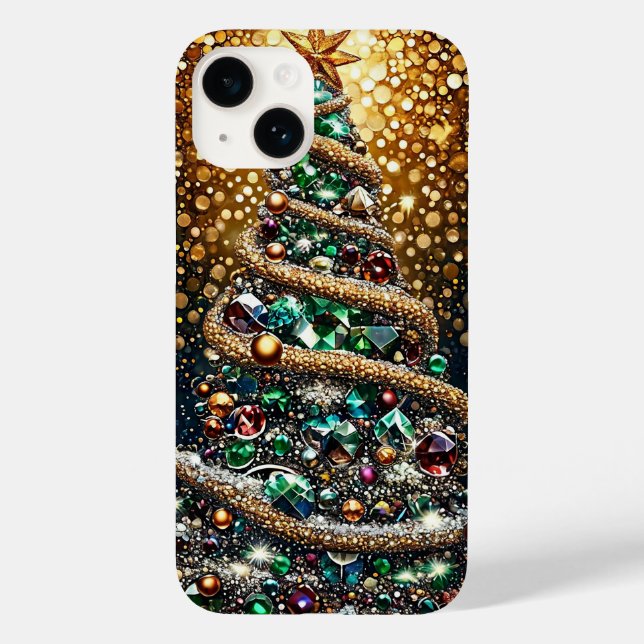 Coques Case-Mate iPhone Arbre de Noël (Verso)