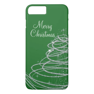 Coque iPhone 7 Plus Arbre de Noël Bling Merry