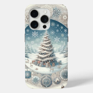 Coque Case-Mate iPhone Arbre de Noël d'hiver
