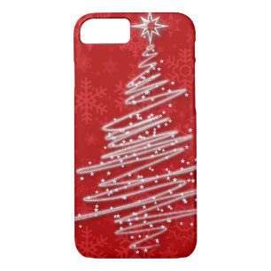 Coque Case-Mate Pour iPhone Arbre de Noël griffonné