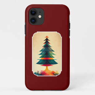 Case-Mate iPhone Case Arbre de Noël Joyeux Design Géométrique Artistique