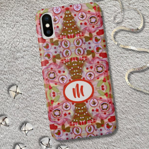 Case-Mate iPhone Case Arbre de Noël Monogramme
