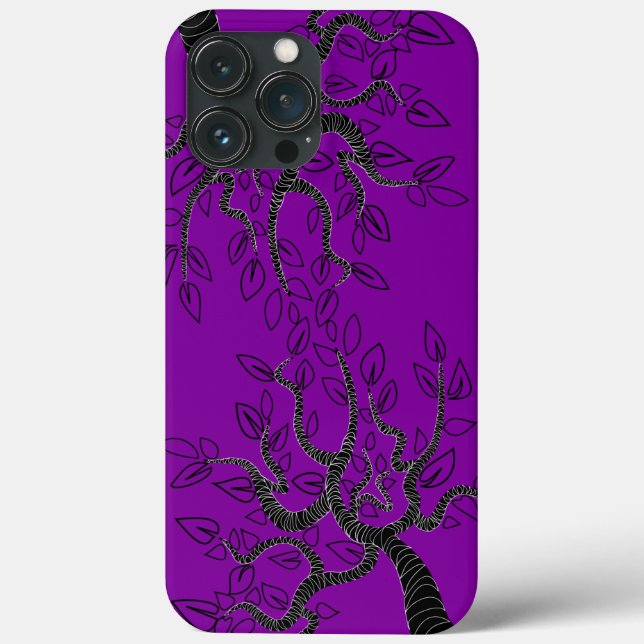 Coques Case-Mate iPhone Arbre de vie Choisir les couleurs - violet (Verso)