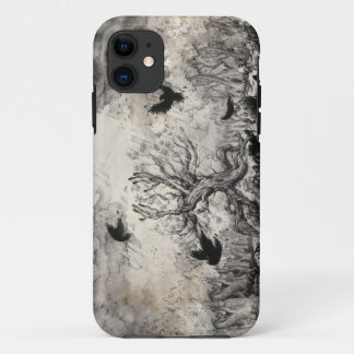 Coque iPhone 11 Arbre d'obscurité de SCHILLEH