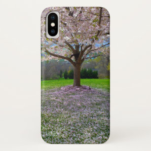 Case-Mate iPhone Case Arbre fleuri rose cerisier avec bois