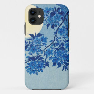 Case-Mate iPhone Case Arbre sous la lune bleue : nuit de floraison des c