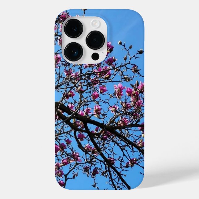 Coques Case-Mate iPhone Arbre tulipe en fleur (Verso)