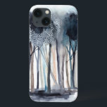 Coques Pour iPhone Arbres Abstraits paisibles<br><div class="desc">Une étonnante aquarelle avec des arbres dans un style abstrait, qui vous est proposée par World Art Group. Un design impressionniste dans des teintes colorées qui transforme ce paysage naturel en une véritable oeuvre d'art au goût vintage. Un tableau cool, parfait pour votre maison ou bureau qui inspirera la grandeur...</div>