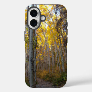 Coque Pour iPhone 16 Arbres d'Aspen doré