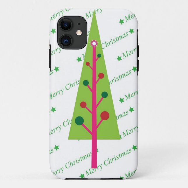 Coques Case-Mate iPhone Arbres de Noël (Dos)