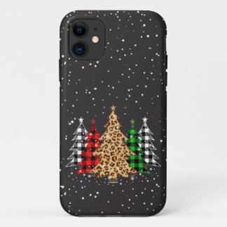 Case-Mate iPhone Case Arbres de Noël Plaid & Snowflakes Empreintes de lé