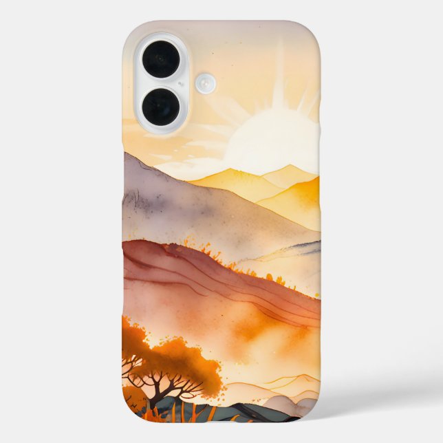 Coques Case-Mate iPhone Arbres ensoleillés et vallées ombragées (Verso)