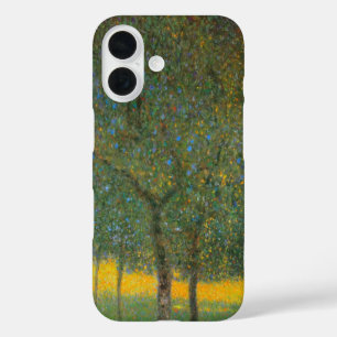 Coques iPhone 16 Arbres fruitiers par Gustav Klimt, Art Nouveau vin