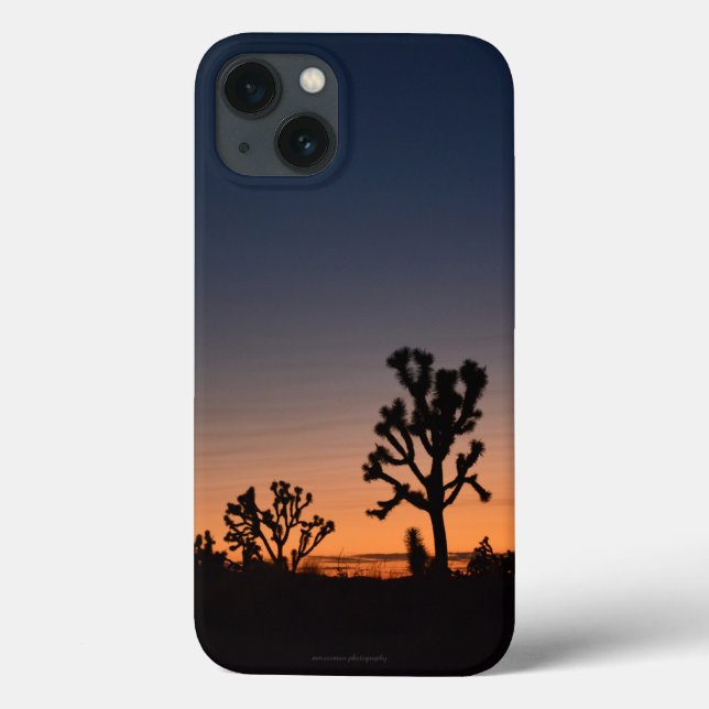 Coques Case-Mate iPhone Arbres Joshua coucher de soleil (Verso)