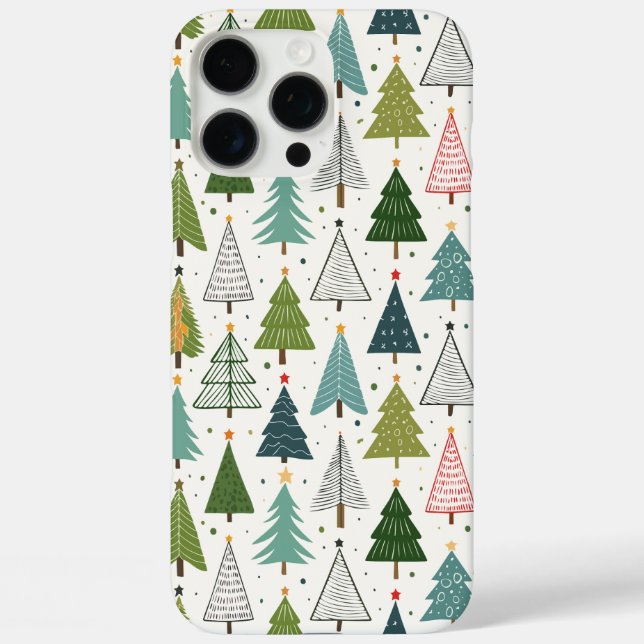 Coques Case-Mate iPhone Arbres rétro (Verso)