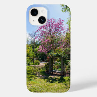 Coque Case-Mate iPhone Arbres roses dans le jardin des jardins de Descans