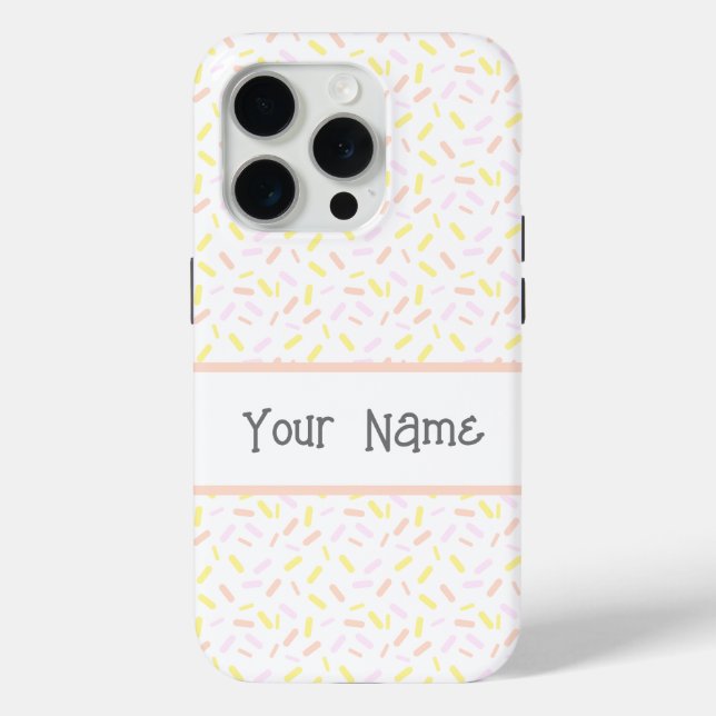 Coques Case-Mate iPhone Arc en arc-en-ciel Sprinkes Pangender Pride drapea (Verso)