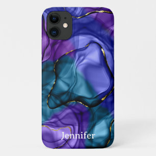 Case-Mate iPhone Case Arc-en-ciel aquarelle violet rose