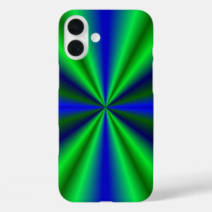 Coques iPhone 16 Plus arc-en-ciel bleu vert