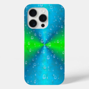 Coque Case-Mate iPhone Arc-en-ciel bleu vert dans la peau d'éléphant en c