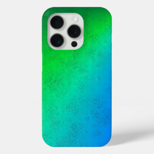 Coque Case-Mate iPhone Arc-en-ciel bleu vert dans la peau d'éléphant en c