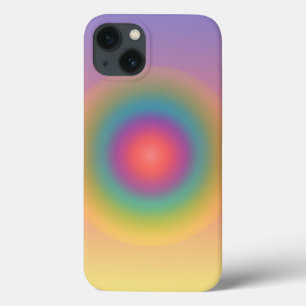 Case-Mate iPhone Case Arc-en-ciel Coloré Espace de Cercle Concentrique