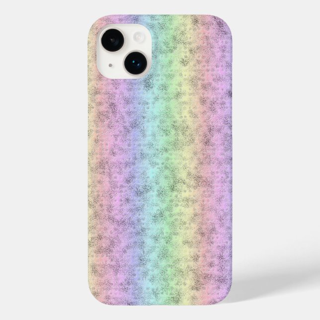 Coques Case-Mate iPhone Arc en ciel dans la peau d'éléphant cuir Optik (Verso)