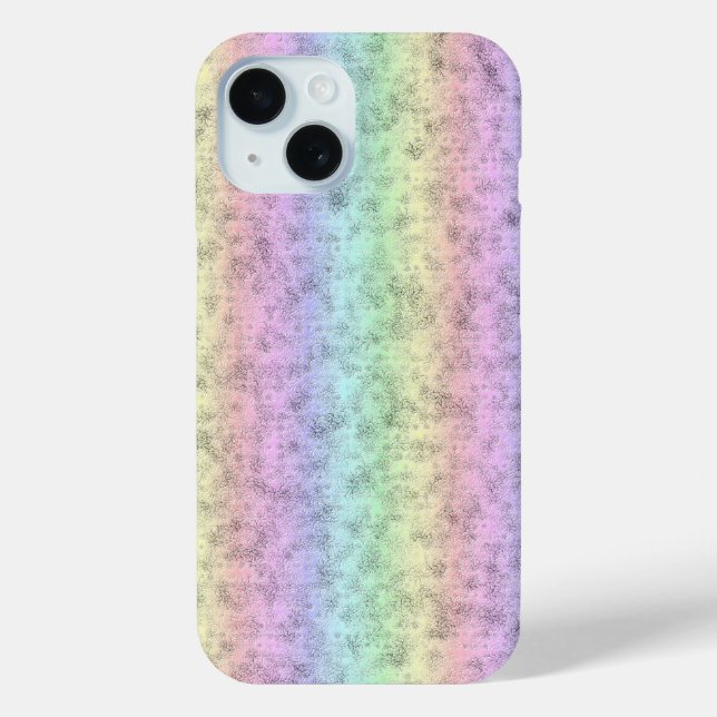 Coques Case-Mate iPhone Arc en ciel dans la peau d'éléphant cuir Optik (Verso)