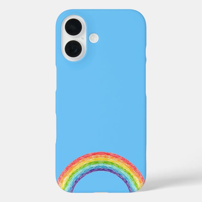 Coques Case-Mate iPhone Arc en ciel et ciel bleu (Verso)