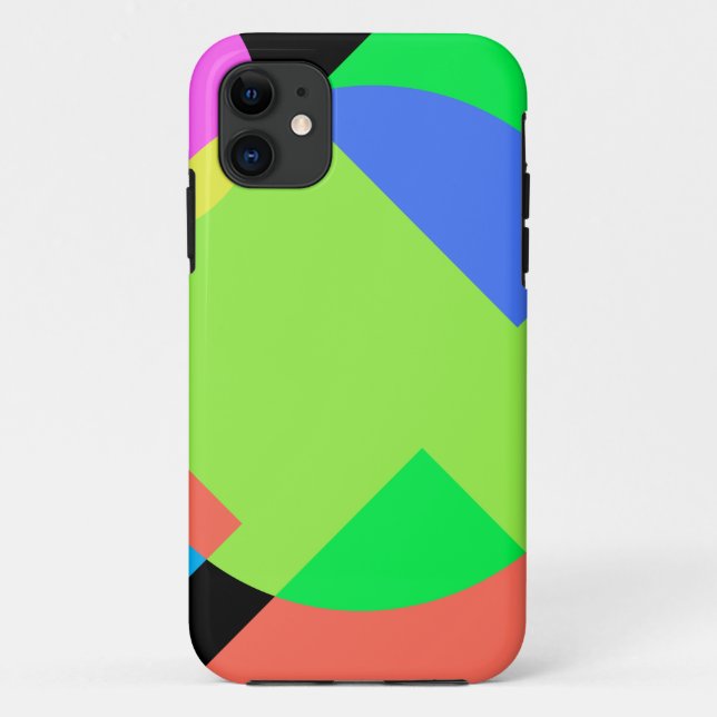 Coques Case-Mate iPhone arc-en-ciel géométrique (Dos)