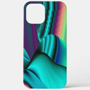 Case-Mate iPhone Case Arc-en-ciel métallique Abstrait futuriste