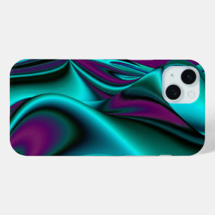 Coque Case-Mate iPhone Arc-en-ciel métallique Abstrait futuriste
